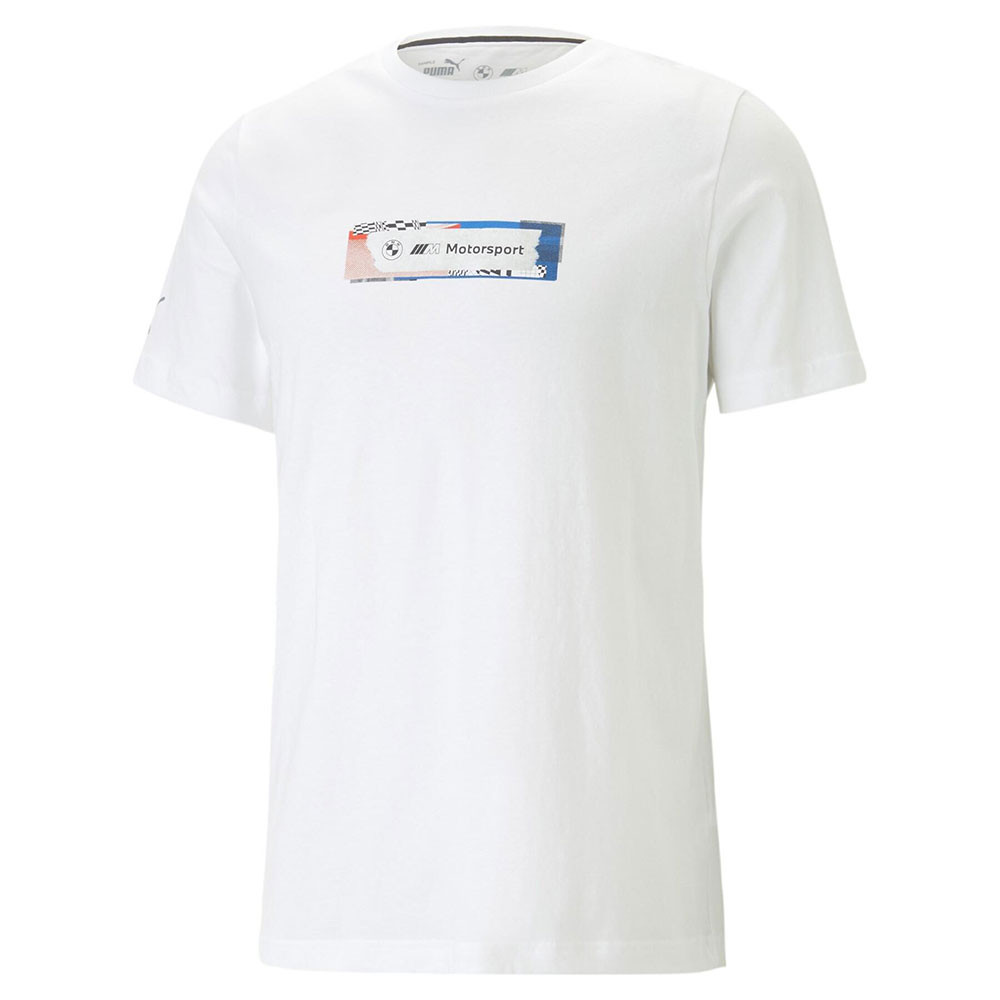 Bmw Mms T-Shirt Mc Homme PUMA BLANC pas cher - T-shirt manches courtes homme  PUMA discount