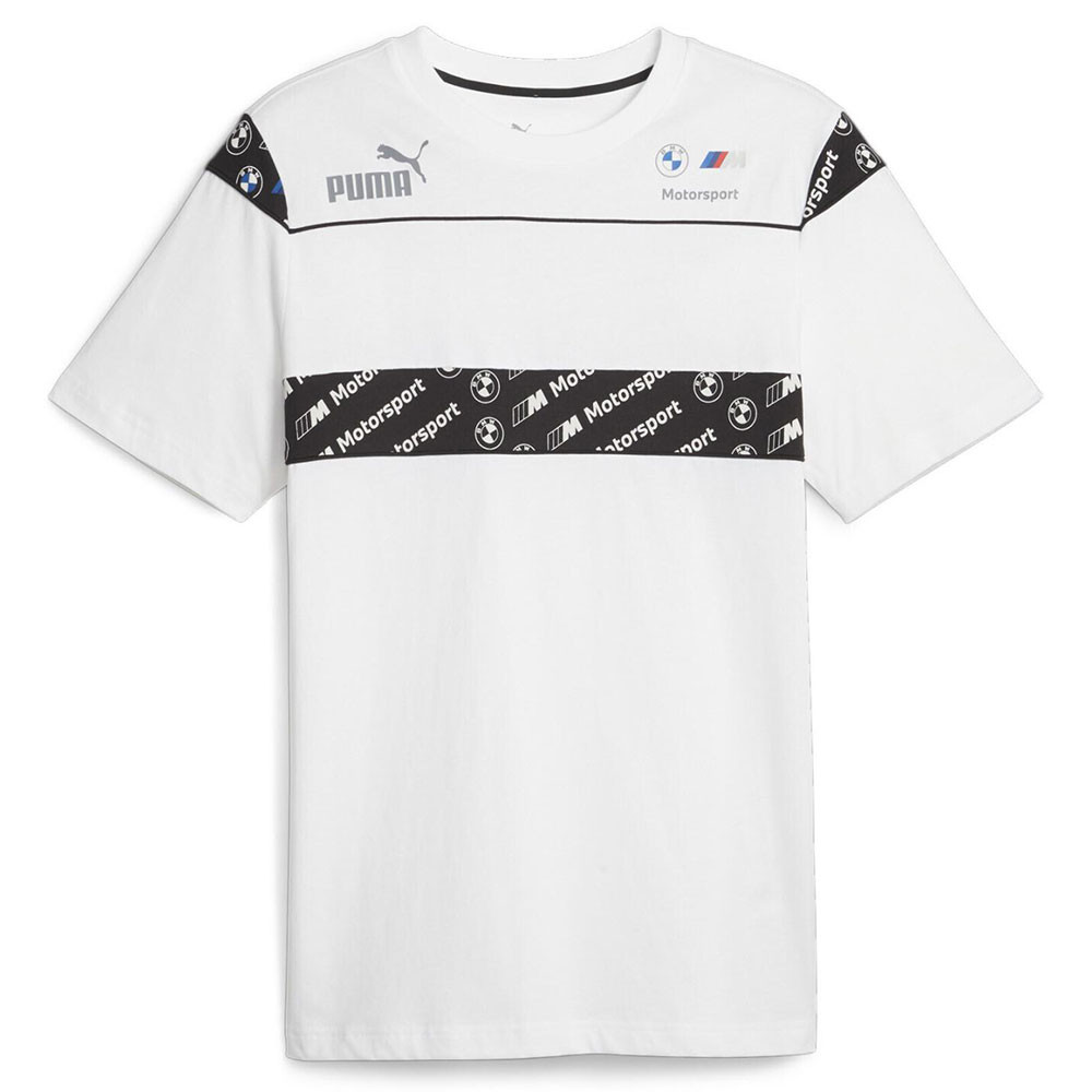 Bmw Sds T-Shirt Mc Homme PUMA BLANC pas cher - T-shirt manches