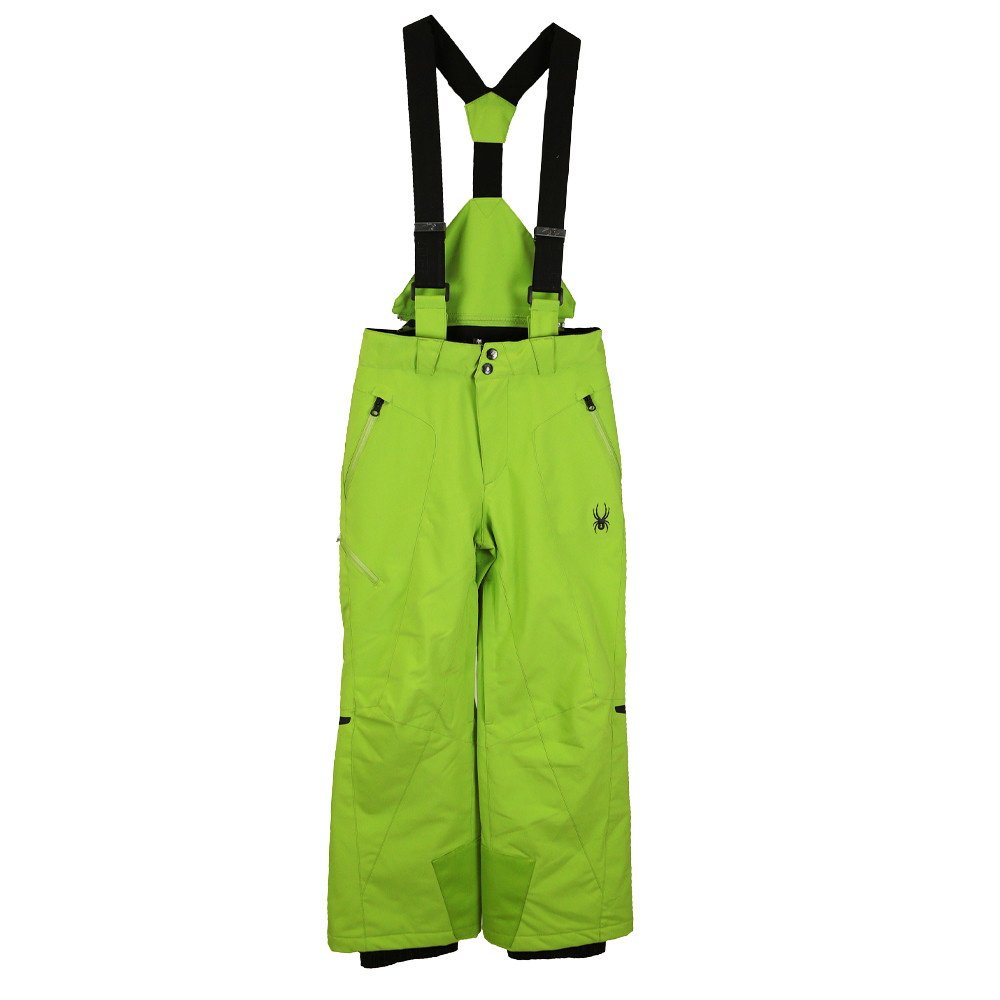 Boy s Bormio Pantalon Ski Garcon SPYDER VERT pas cher Pantalons ski et snowboard SPYDER discount
