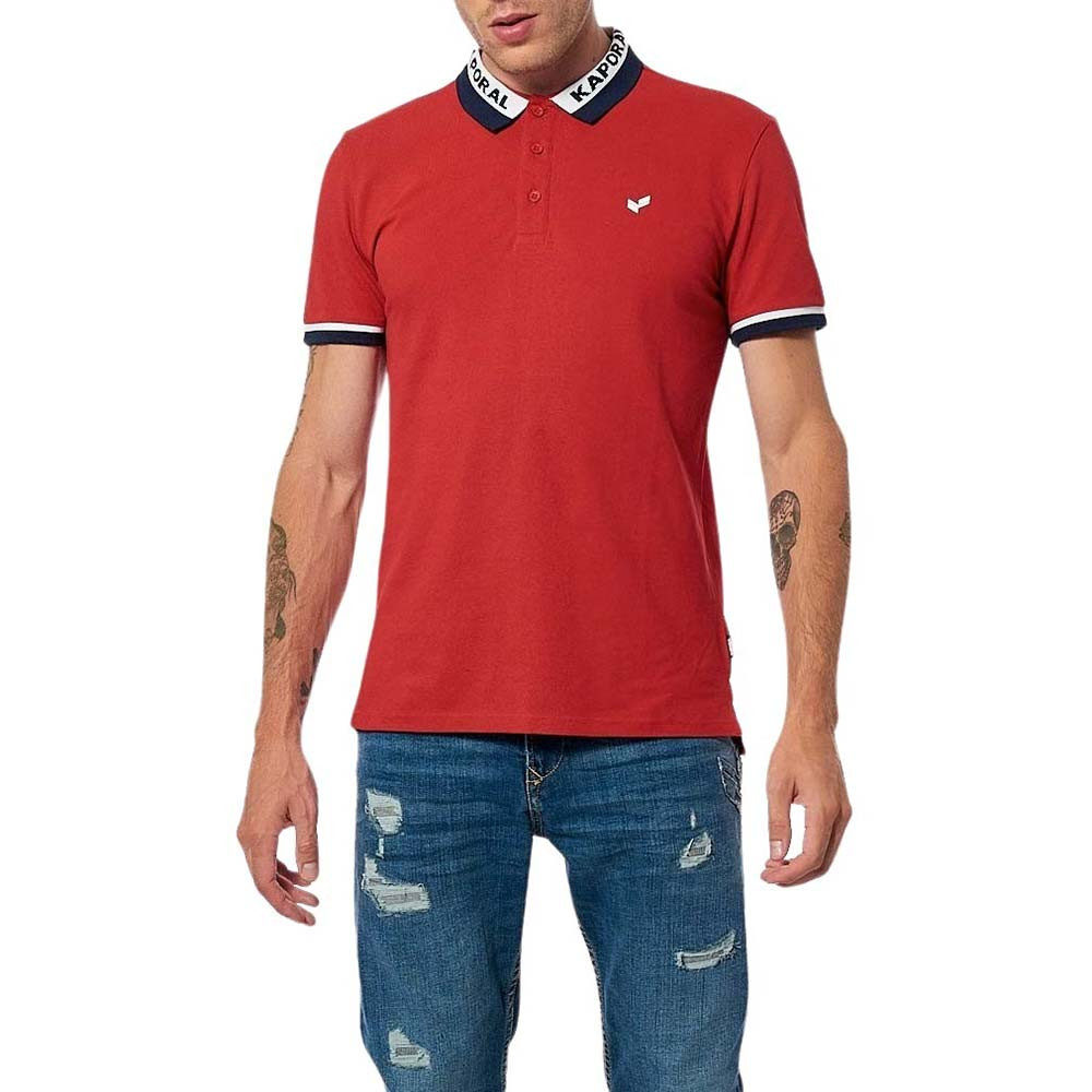 Brazi Polo Mc Homme KAPORAL ROUGE pas cher Polos manches courtes homme KAPORAL discount