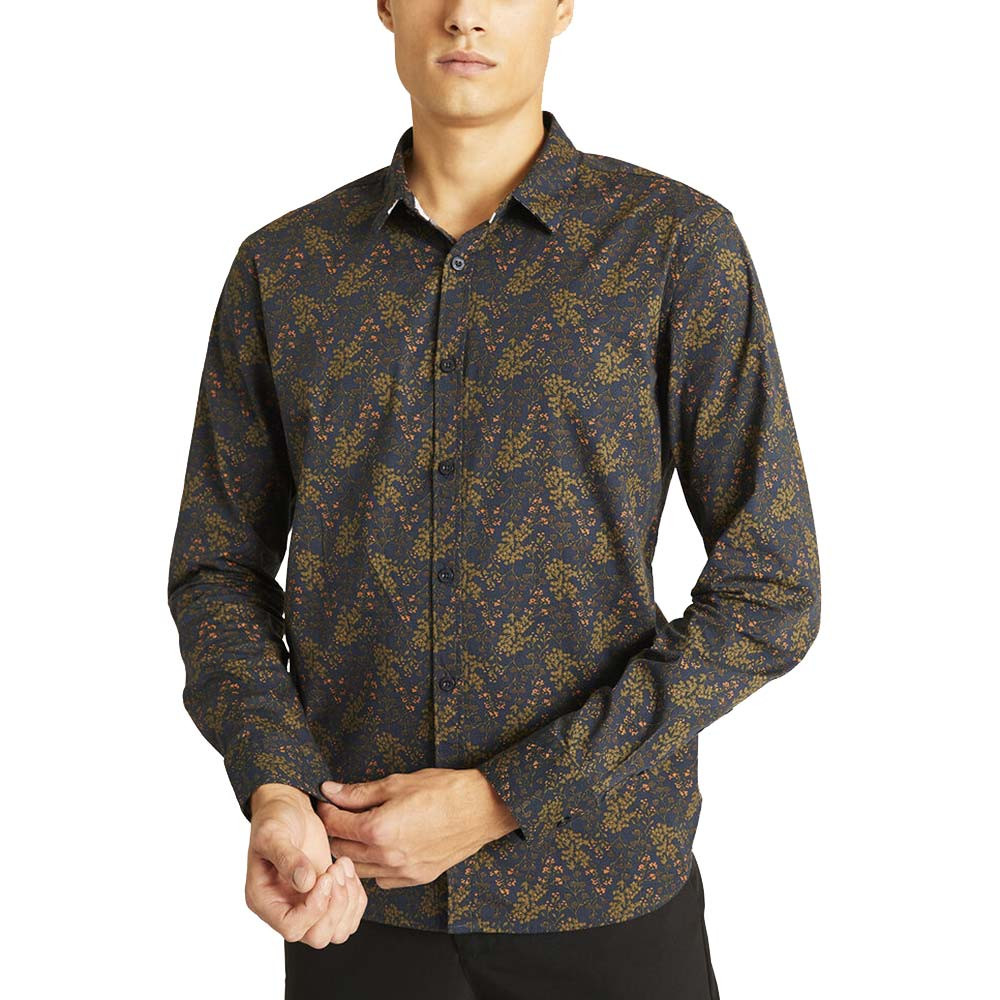 Carton Chemise Ml Homme TEDDY SMITH BLEU pas cher Chemises manches longues homme TEDDY SMITH discount