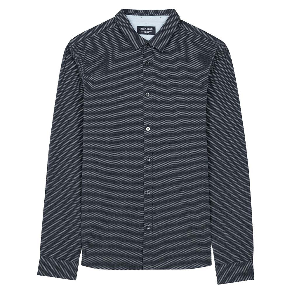 Carton Chemise Ml Homme TEDDY SMITH BLEU pas cher Chemises manches longues homme TEDDY SMITH discount