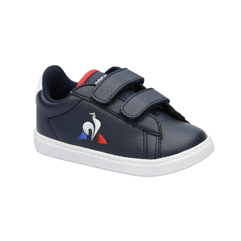 Courtset Inf Chaussure B b Gar on LE COQ SPORTIF BLEU pas cher