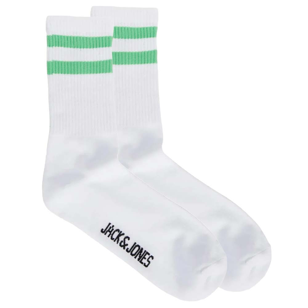 Edan Tennis Chaussettes Homme JACK AND JONES BLANC pas cher Chaussettes hautes homme JACK AND JONES discount