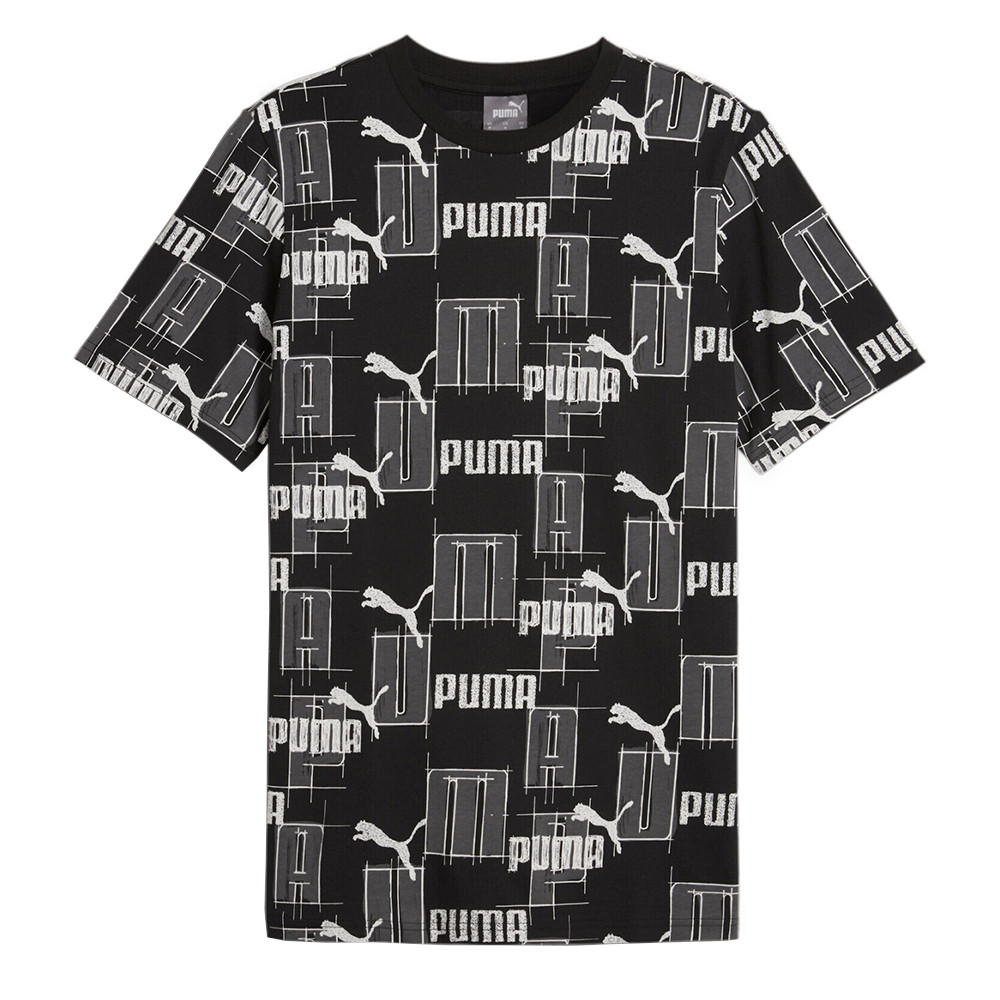 Ess+ Logo Lab Aop T-Shirt Mc Homme