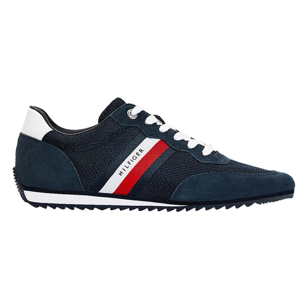 Essential Chaussure Homme TOMMY HILFIGER BLEU pas cher Baskets