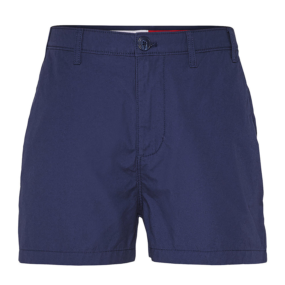 Essentiel Short Femme TOMMY HILFIGER BLEU pas cher Shorts femme TOMMY HILFIGER discount