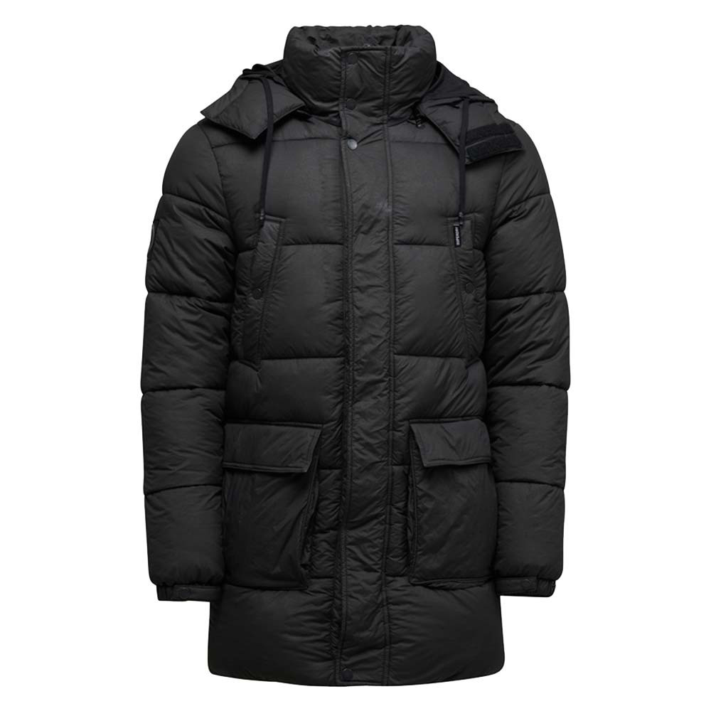 Parka noir pas shop cher homme