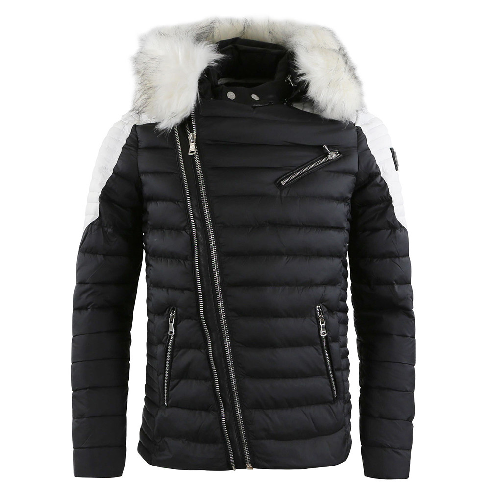F1837 Doudoune Homme COMME DES LOUPS NOIR pas cher Doudounes homme COMME DES LOUPS discount