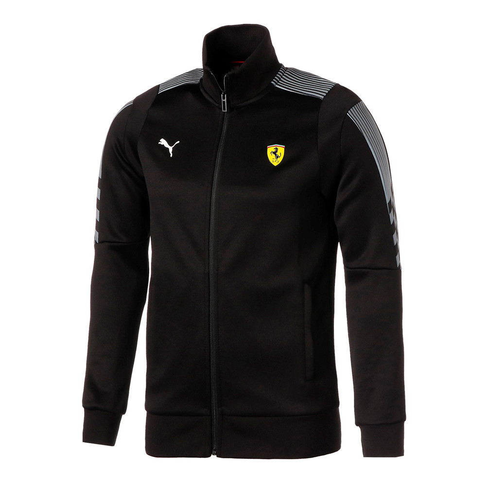 Ferrari T7 Trk Sweat Zip Homme PUMA NOIR pas cher Sweats zippes homme PUMA discount