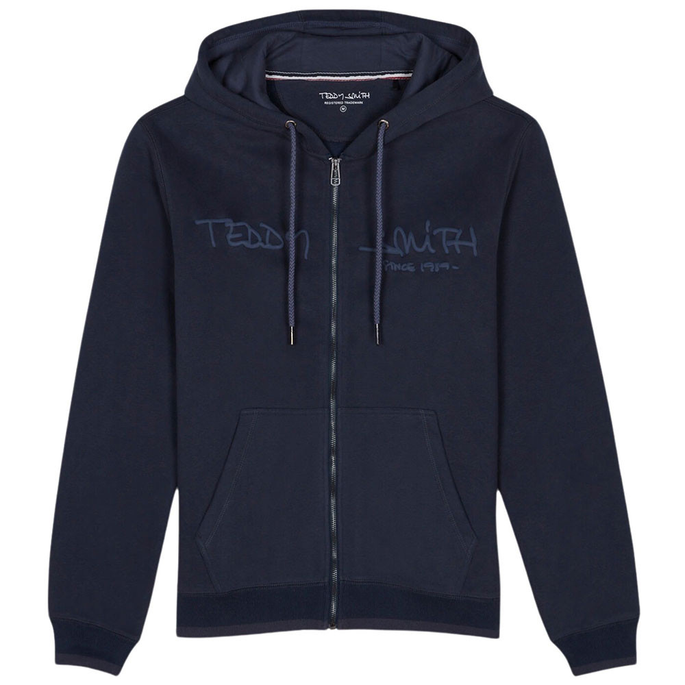 Giclass Sweat Zip Homme TEDDY SMITH BLEU pas cher Sweats zippes homme TEDDY SMITH discount