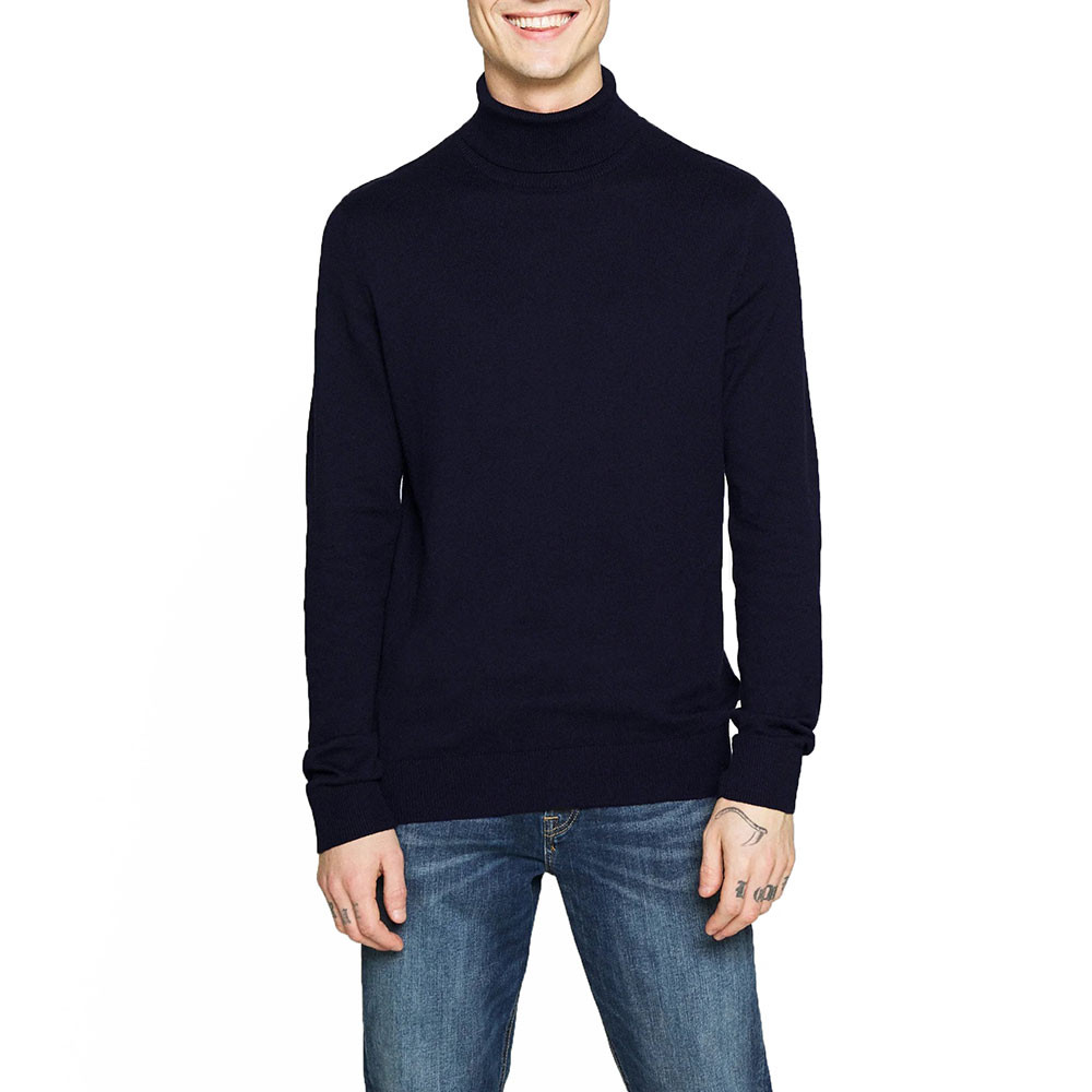 Pull col roulé sale homme pas cher