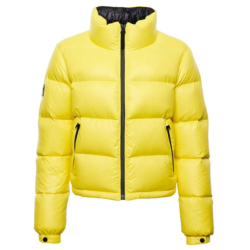 Luxe Alpine Doudoune Femme SUPERDRY JAUNE pas cher Doudounes femme SUPERDRY discount