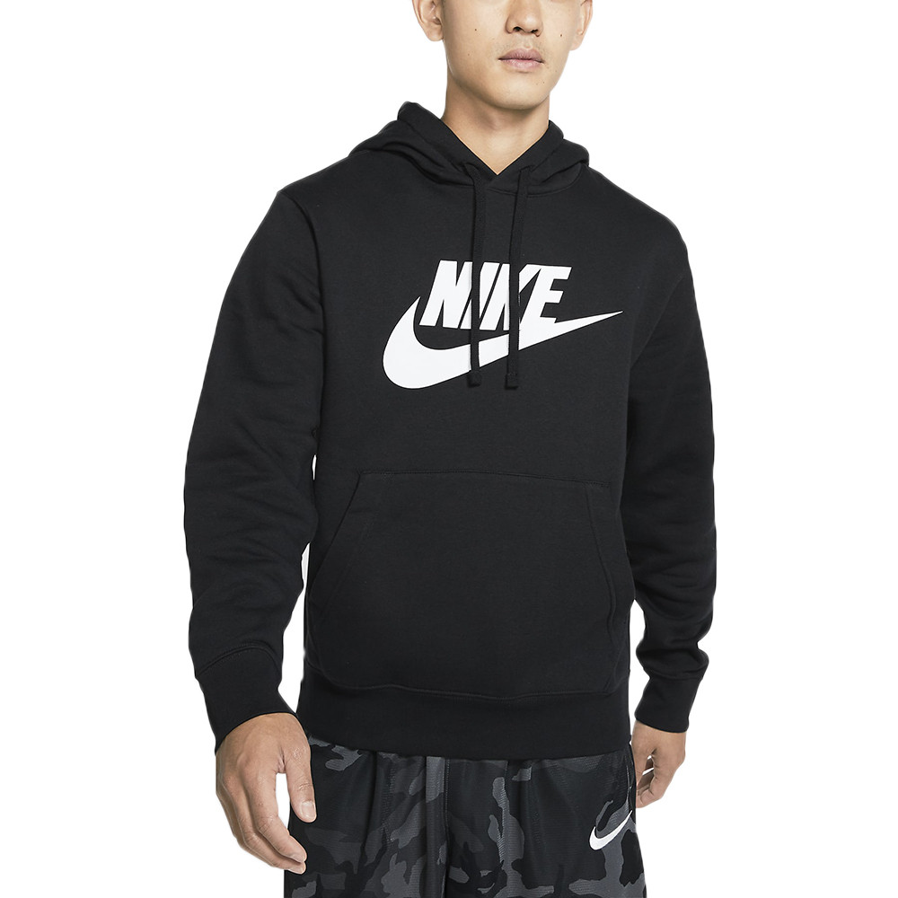 nike m nsw club hoodie po bb sweatshirt homme