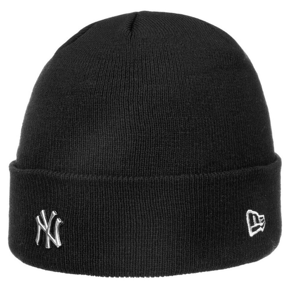 Metallic Badge Cuff Bonnet Adulte