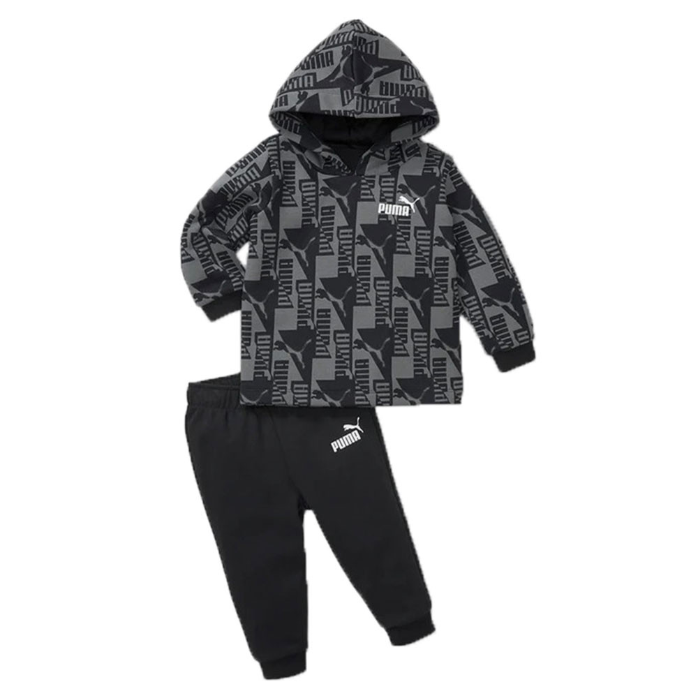 Minicats Puma Power Ensemble Survetement Bebe Garcon PUMA GRIS pas cher Ensembles bebe PUMA discount