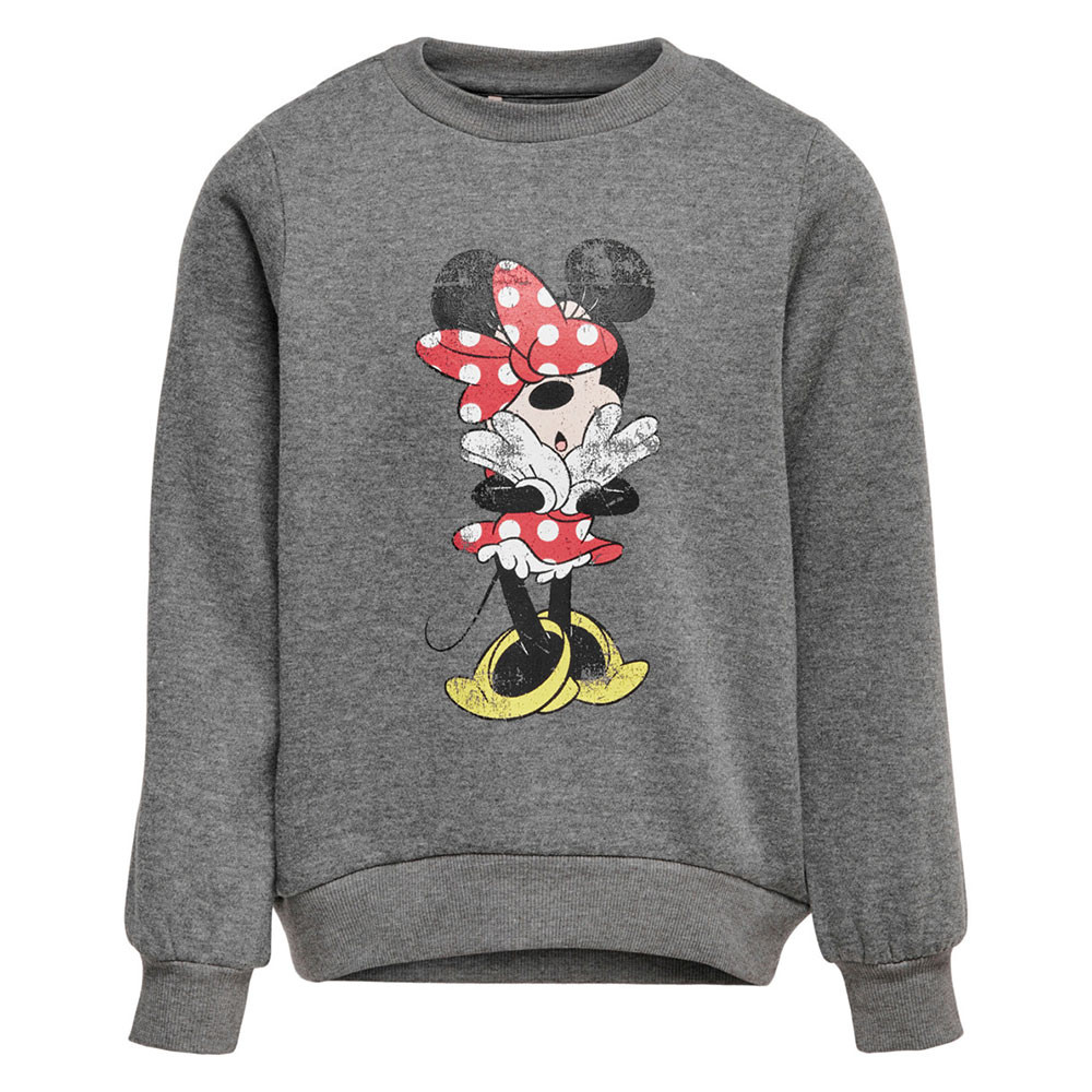 Minnie Life Sweat Fille ONLY GRIS pas cher Sweat fille ONLY discount