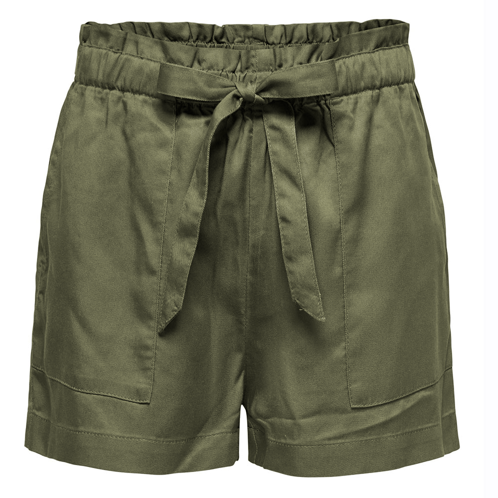 New Kira Short Femme ONLY KAKI pas cher Shorts femme ONLY discount