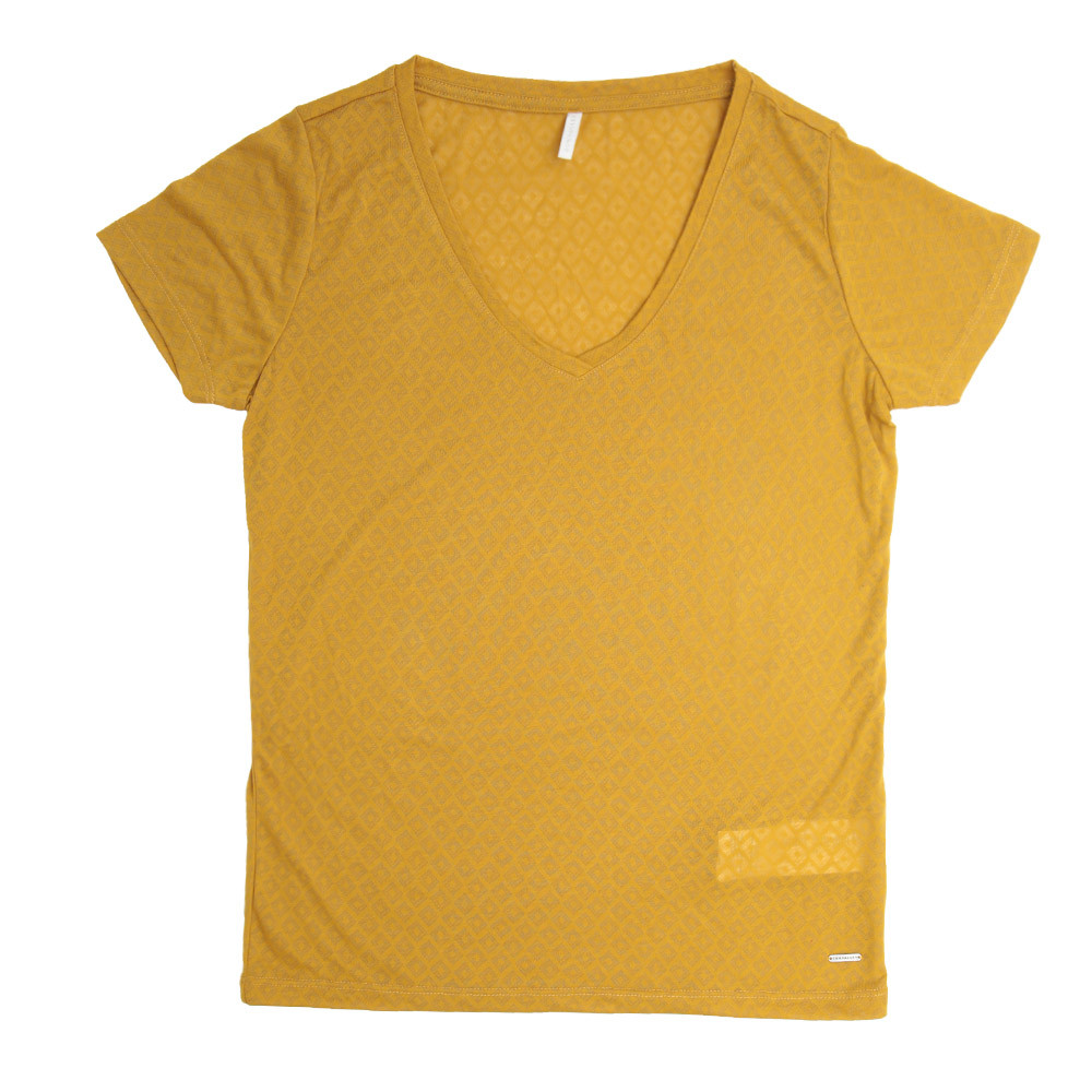 T shirt jaune femme pas online cher