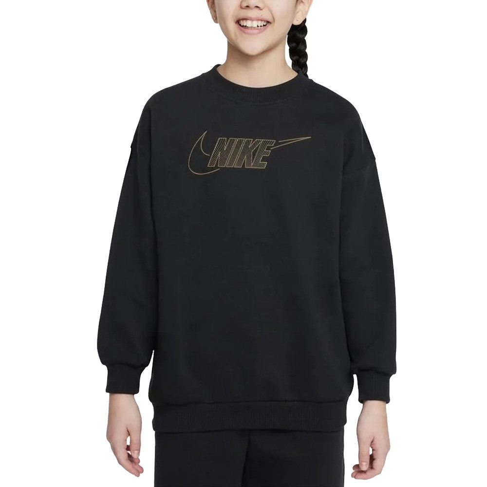 Nsw Club Flc Bf Crew Ls Shne Sweat Fille