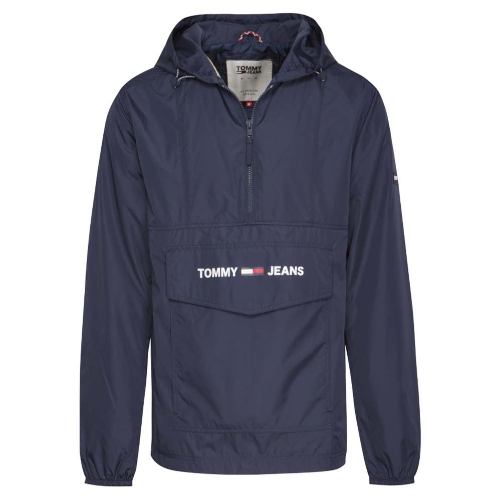 Nylon Shell Coupe Vent Homme TOMMY HILFIGER BLEU pas cher Coupe vent homme TOMMY HILFIGER discount