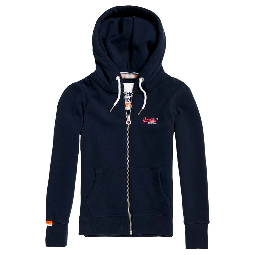 Orange Label Sweat Zip Femme SUPERDRY BLEU pas cher Sweat zipp