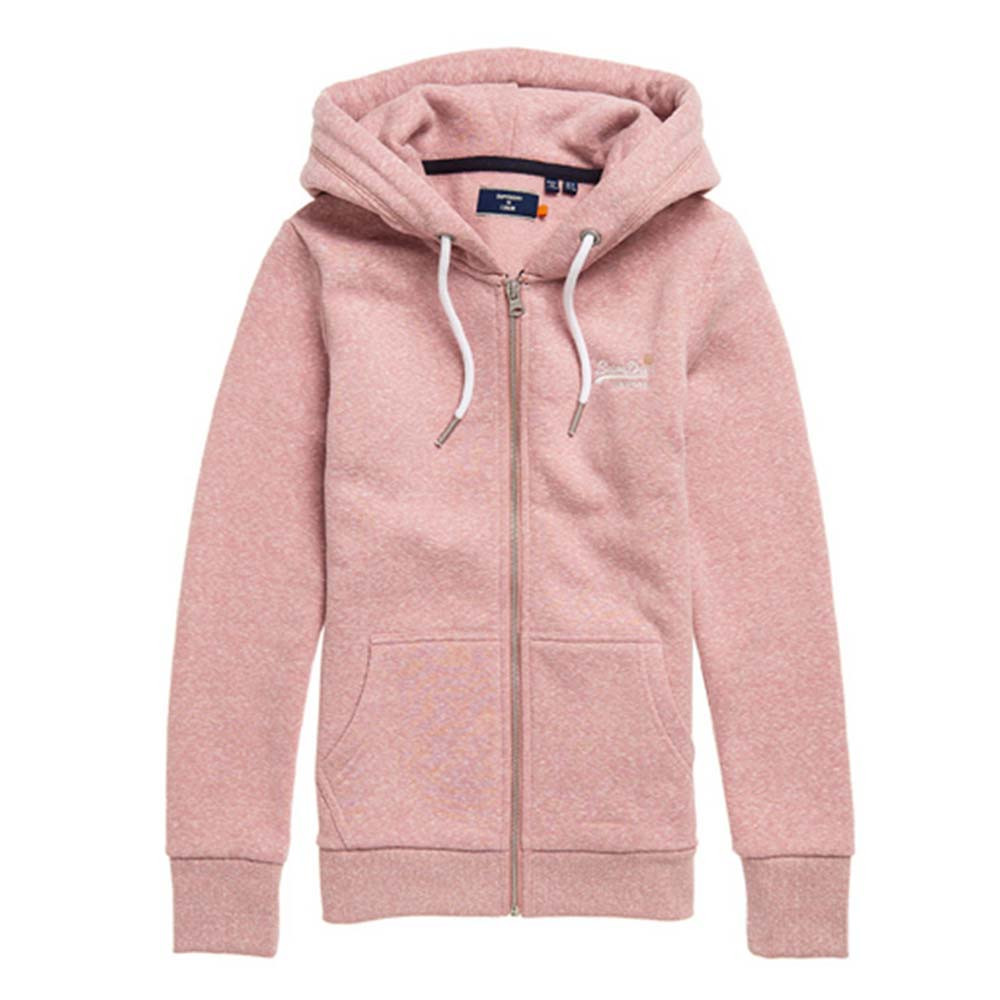 Orange Label Sweat Zip Femme SUPERDRY ROSE pas cher Sweat zipp