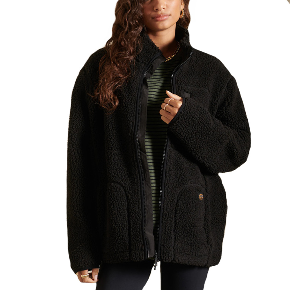 Oversized Sherpa Blouson