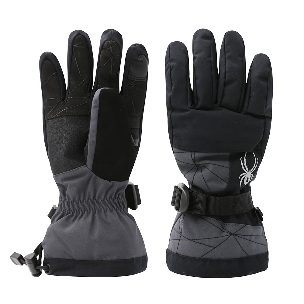 Overweb Gants Ski Garçon SPYDER GRIS pas cher - Gants ski et snowboard  SPYDER discount