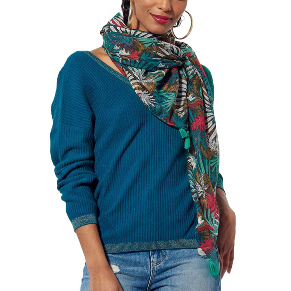 Pasca Foulard Femme KAPORAL MULTICOLORE pas cher Foulard femme