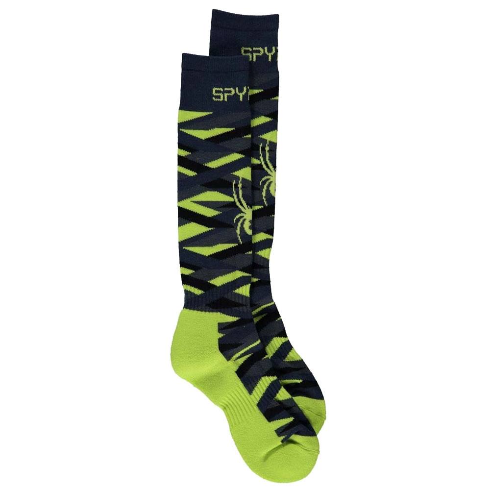 Peak Chaussettes Ski Enfant SPYDER VERT pas cher - Chaussettes ski