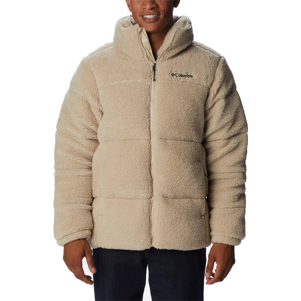 Puffect Sherpa Veste Homme COLUMBIA BEIGE pas cher Vestes homme COLUMBIA discount