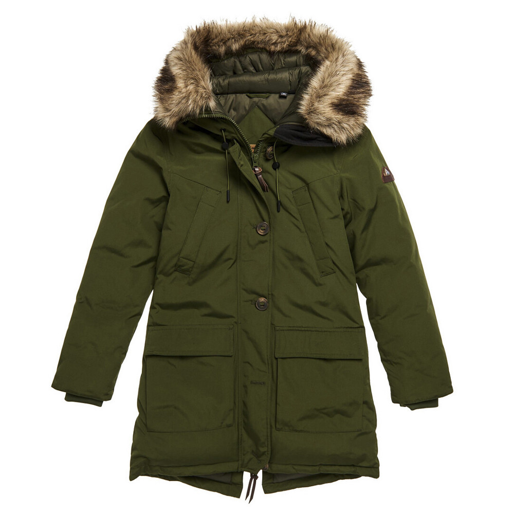 superdry rookie down parka femme