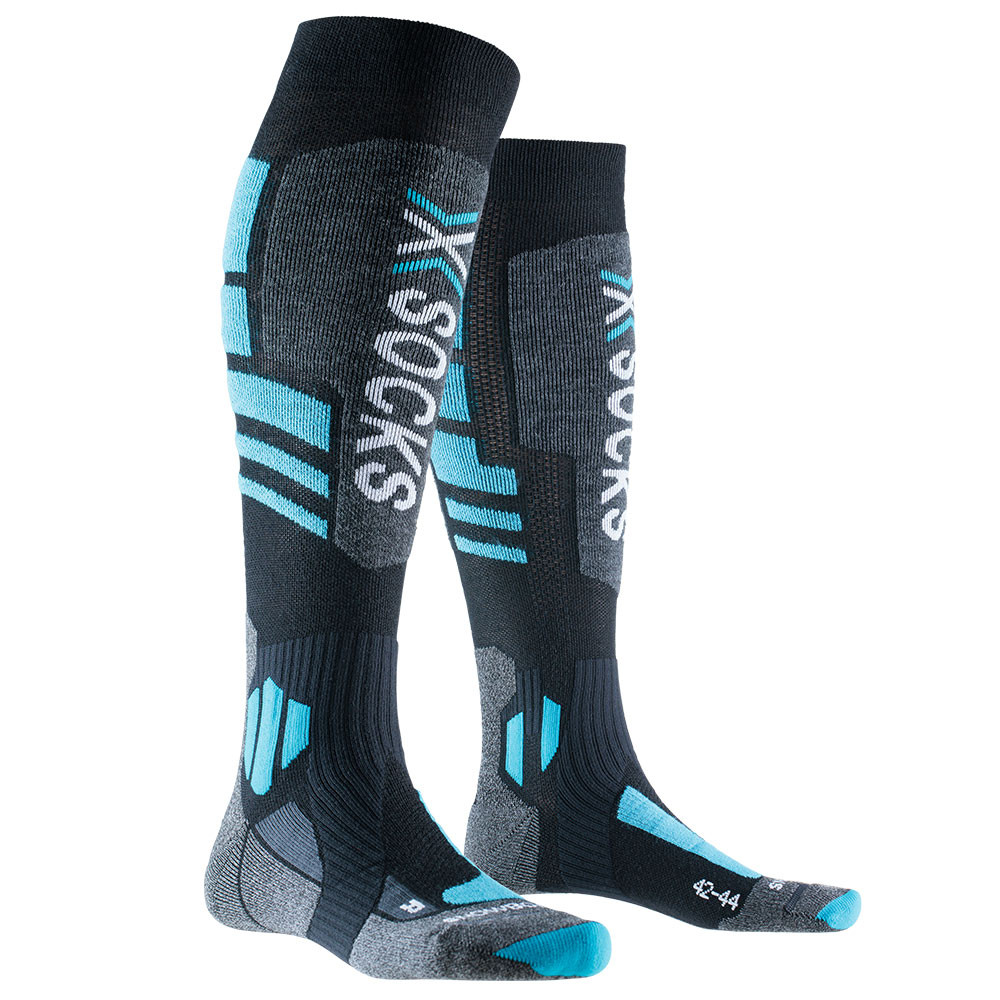 Snowboard 4.0 Chaussette De Ski Adulte X SOCKS NOIR pas cher Chaussettes de ski snowboard homme X SOCKS discount