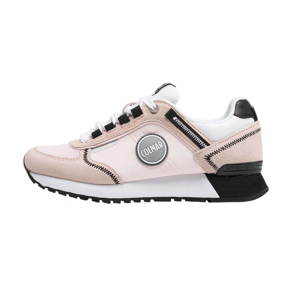 Travis Sport Bold Chaussure Femme COLMAR ROSE pas cher Baskets basses femme COLMAR discount