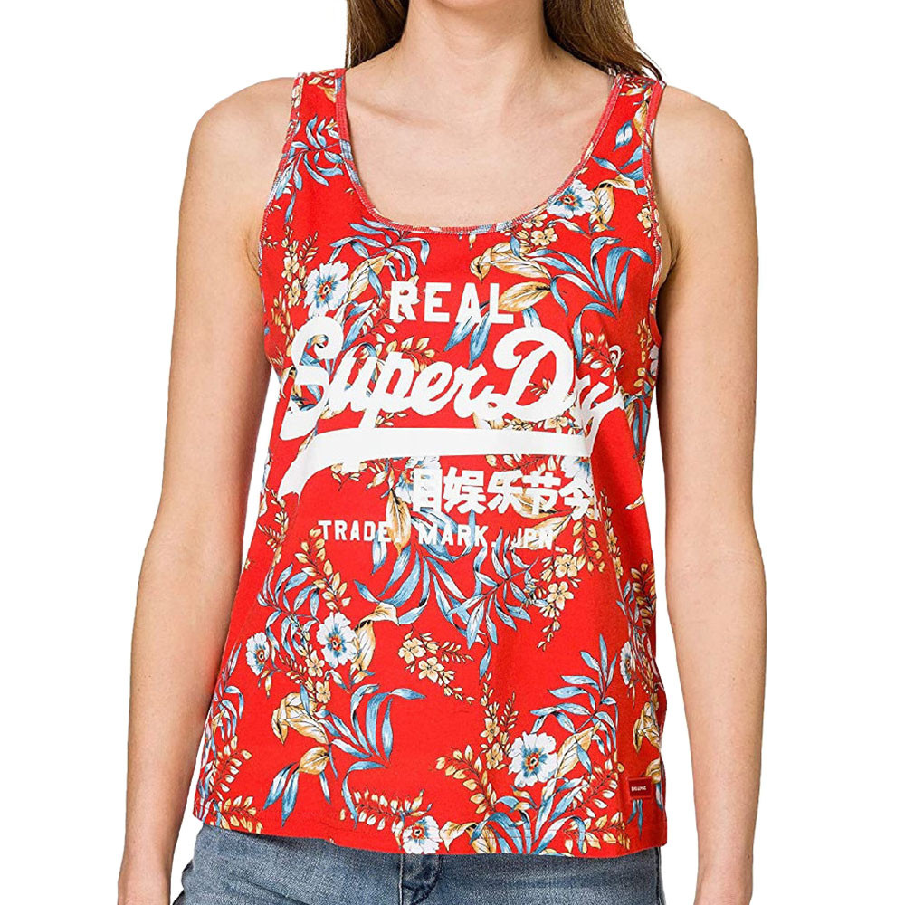 Vl Aop D bardeur Femme SUPERDRY ROUGE pas cher D bardeurs femme