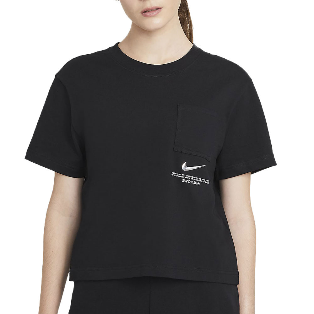 W Nike Sportswear T-Shirt Mc Femme NIKE NOIR pas cher - T-shirts de sport  NIKE discount