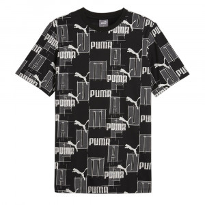 Ess+ Logo Lab Aop T-Shirt Mc Homme