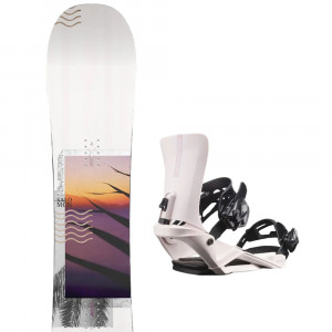 Lotus  Snowboard + Rhythm Fixations Femme