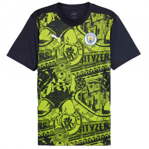 Mcfc Prematch Ss Maillot De Foot Mc Homme