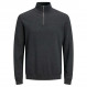 Basic Knit Half Zip Pull 1/2 Zip Homme