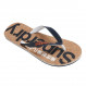 Cork Flip Flop Tongs Femme
