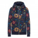 Fllow Print Sweat Zip Femme