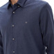 Light Heather Poplin Chemise Ml Homme