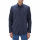 Light Heather Poplin Chemise Ml Homme