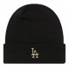 Metallic Badge Cuff Bonnet Adulte