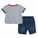 Ringer Deni Ensemble T-Shirt + Short Bébé Garçon