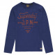 Script Style Workwear Top T-Shirt Ml Homme