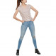 Silvery T-Shirt Mc Femme