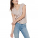 Silvery T-Shirt Mc Femme